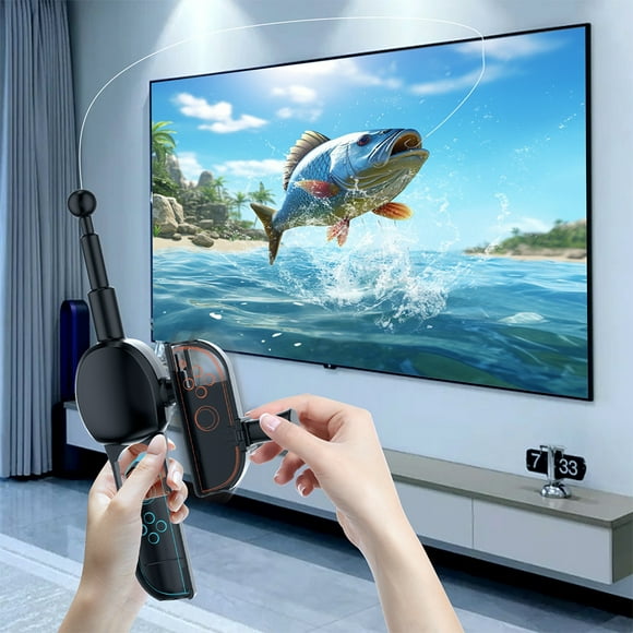 Peggybuy Fishing Rod for Nintendo for Switch 2 Joy-Con ABS for Fishing Star World Tour