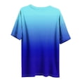 thumbnail image 5 of Generic Womens Oversized T Shirts Loose Fit Short Sleeve Tees V Neck Color Block Summer Tops 2026 Summer Fashion, 5 of 5