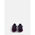 thumbnail image 3 of Wonder Nation Toddler Girls Velvet Bow Ballet Flats, 3 of 5
