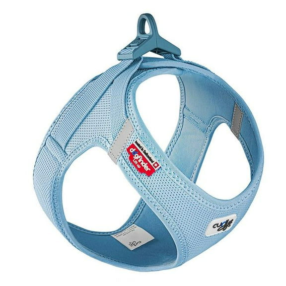 Curli AG 640166 Clasp Vest Air-Mesh Dog Harness, Skyblue - Medium