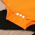 thumbnail image 5 of Gelikeya Halloween Baby Clothes for Boys Long Sleeve Rompers Pants Hats 3 Piece Pumpkin Outfits Pajama Sets (#04 Orange, 12-18 Months), 5 of 8