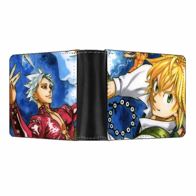 Los personajes de anime Wallet Seven Deadly Sins de Meliodas son delgados