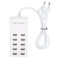 thumbnail image 2 of VoltaJe de Entrada Amplio seguro y Compatible Adaptador de Carga USB, Cargador USB de 10 Puertos, Electrodomémicos de Diseño Compacto para Vieges Internacionales, 2 of 7