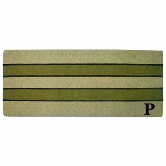 Nedia Home 9374745P 24 x 57 Po Pistache Coco Robuste Monogramme P