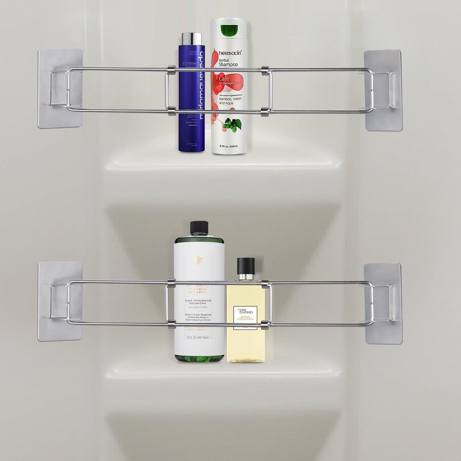 RV Shower Corner Storage Bar Length 713 inches RV Bathroom