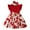 Red, variant on FINALGANG Toddler Children Girls Fly Sleeve Flowers Prints Bowknot Dresses Sundress Headband Suit Kids Daily Wear 2-3 Years