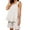 White, variant on RMGVDSD Plus Size Womens 2 Piece Outfits Fashion One Shoulder Tank Top And Casual Drawstring Shorts Set Relaxed Fit Loungewear Sets