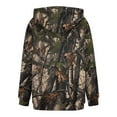 thumbnail image 4 of Fshinging Womens Sweatshirts Hoodies Camo Maple Leaf Print Long Sleeve With Pocket Y2k Clothes, 4 of 5