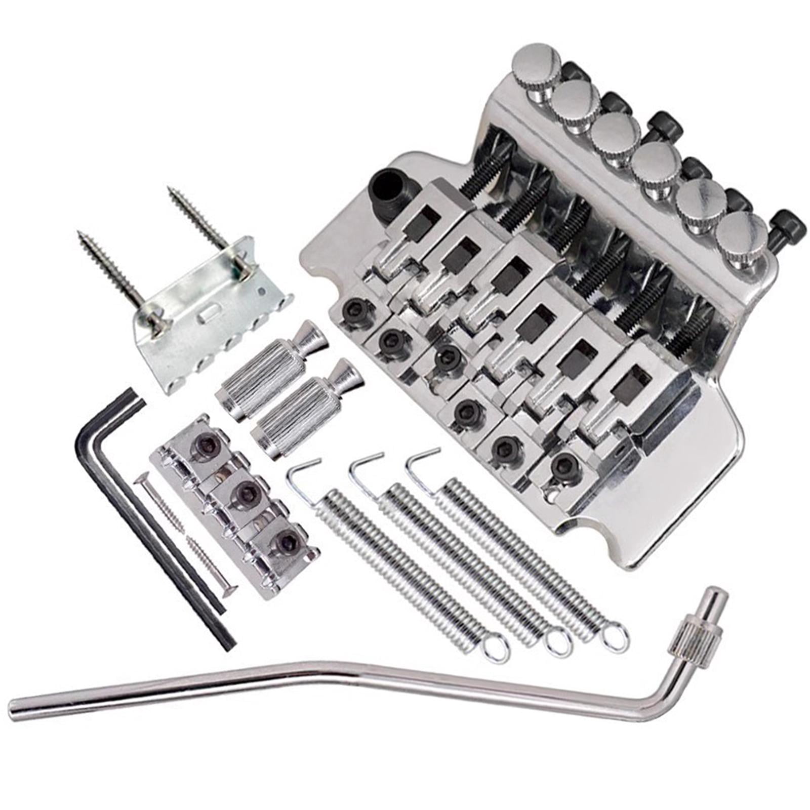 LeeQinersw Guitar Tremolo Bridge Portable Electric Guitar Replacement Electric Guitar Parts argent