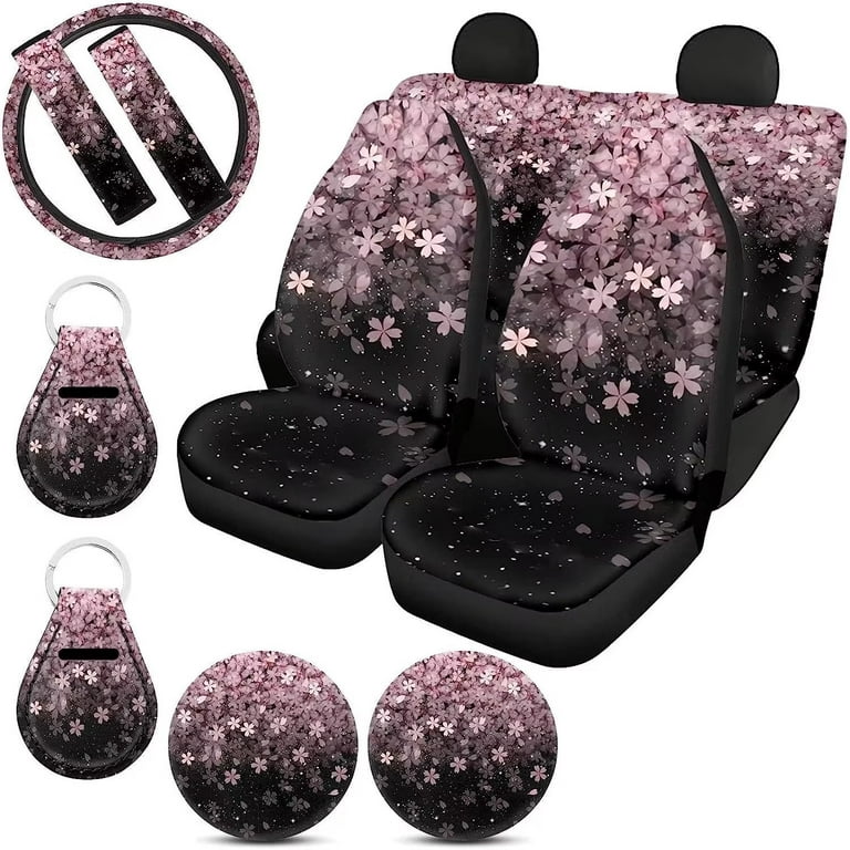 Seat Covers For Cars Universal Full Set Girly Bling Car