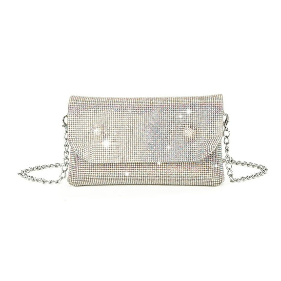 FENOHREFE Women Handbag Evening Bag Party Bridal Prom Wedding Purse Shoulder Crossbody Bags Detachable Chain
