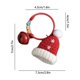 thumbnail image 3 of Muñecas De Tela Llavero navideño de ganchillo con hilo, adorno de 7,5 x 7 x 4 cm, decoración navideña para el hogar, regalo, 1 unidad [C] Rkxzt, 3 of 9