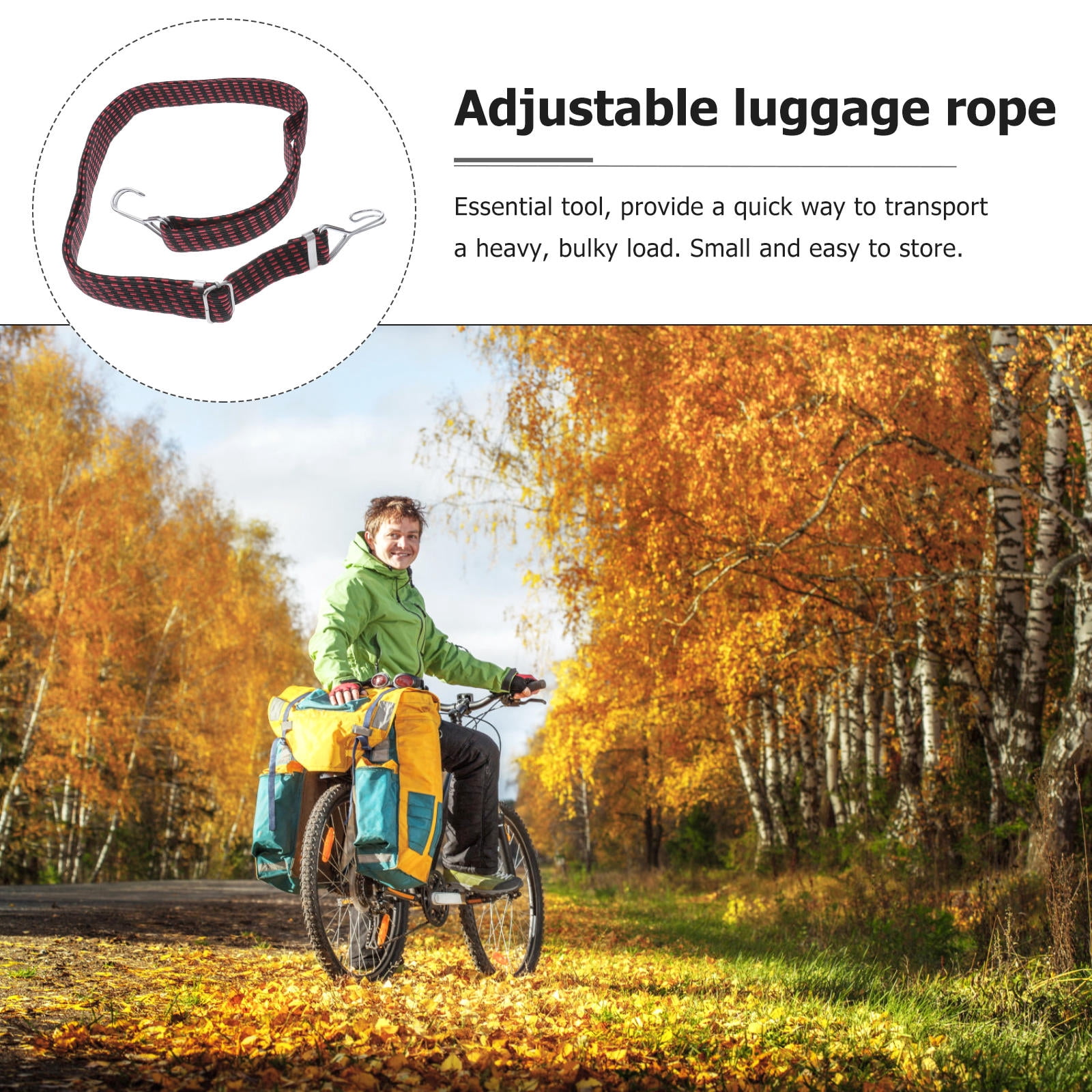 TAILTOSS Elastic Bungee Cords Red 4Pcs 200x3cm