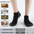 thumbnail image 2 of Medias COOPLUS para hombre, paquete de 12, acolchonadas, corte bajo, talla 6-11, 2 of 7