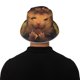 thumbnail image 5 of Fotbe Cute Sunflower Guinea Pig Sombrero Tipo Pescador con Estampado – Sombrero de Sol de Algodón de Moda para Playa, Golf, Pesca, 5 of 6