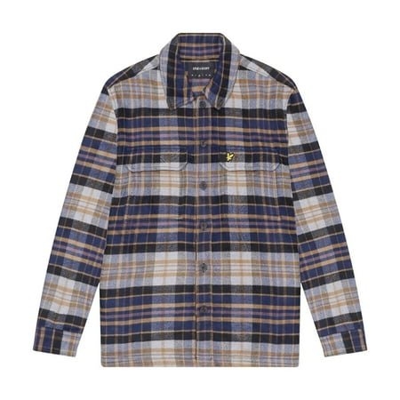 Lyle & Scott Mens Checked Flannel Overshirt