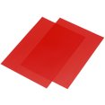 thumbnail image 1 of Unique Bargains Feuille de Filtre Gel PVC 11,7 par 8,3 Pouces Rouge Clair pour Studio Photo, Lot de 9, 1 of 5