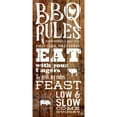 thumbnail image 3 of Perrenoud, Aubree 13x24 Black Modern Framed Museum Art Print Titled - BBQ Rules, 3 of 5