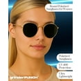 thumbnail image 6 of grinderPUNCH Classic Retro Sunglasses for Women Men UV400 Protection Lens and Lightweight Men Sun Glasses Small Circle Metal Frame, 6 of 8