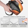 thumbnail image 3 of Uemuo Sunset Dancing Dolphin B Printed Lunch Bag Lunch Box Reusable Insulated Lunch Tote Bag, Leakproof Thermal Cooler Sack Food Handbags Case High Capacity, 3 of 5