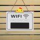 thumbnail image 1 of Pantalla de señalización de contraseña Wi-Fi para colgar en la pared cafetería ANGGREK Otros, 1 of 8