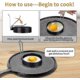 thumbnail image 2 of 4-Piece Non-Stick Egg Rings for Frying Eggs, Pancakes, Omelettes, and Crumpets, 2 of 4