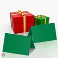 thumbnail image 3 of Holiday Christmas Green Blank 5x7 Greeting Cards with Green A7 Envelopes (25 Per Pack), 3 of 5
