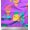 Amethyst, variant on Soimoi Green Rayon Fabric Beech & Fun Party Print Fabric by the Yard 56 Inch Wide