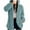 Light Blue, variant on Women's Winter New Casual Long Sleeve Hooded Coat, Button-Front Fuzzy Sherpa Jacket, Warm Outerwear for Women - Trending Winter Apparel & Cozy Jackets Black 3XL