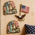 thumbnail image 5 of BSJJY 250th Independence Day USA Metal Fridge Magnet, US Bicentennial Commemorative Souvenir Patriotic Strong Magnetic Sticker for Kitchen Refrigerator Decor, 5 of 7