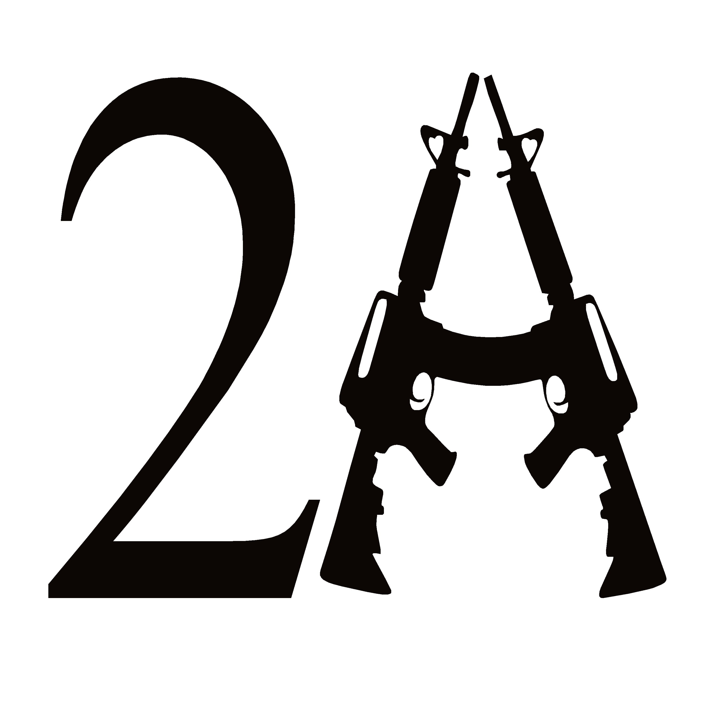 Second Amendment Guns Window Decal - Second Amendment Guns Window