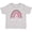 AC-Heather Grey, variant on Mimi and Papa Love Me Rainbow Girls Toddler T-Shirt
