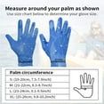 thumbnail image 7 of SAVIOR Full Finger UV Protection Lightweight Sun Ice Silk Gloves,Outdoor Cycling Sport Gloves for Men Women,Blue Line, 7 of 7