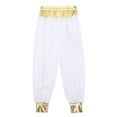 thumbnail image 6 of Linjinx Kids Boys Arabian Prince Outfits Street Rat Suits Sleeveless Vest Top with Pants 2 Piece Burgundy 14, 6 of 6