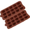 thumbnail image 3 of KAKOWELY 2 Pcs Outils de Cuisson Créatifs Moules en Silicone Multi-Usages pour Chocolat, 8.27x"X4.13"X0.79 Pouces, 3 of 5