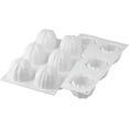 thumbnail image 1 of Silikomart Bloom 120" Silicone Mold with 6 Cavities, Each 2.67 Inch Diameter x 2.04 Inch High, 1 of 2