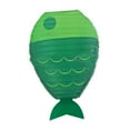 thumbnail image 3 of Dualoai Fish Shaped Hanging Paper Lantern Cute Handmade Kids Room Decor for Festival Green, 3 of 9