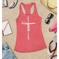 thumbnail image 3 of S4E Women's Jesus Cross Religious Racerback Slim Fit Large Red, 3 of 4