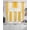 Orange, variant on Yellow White Ombre Swag Kitchen Curtains Sets for Windows 24 Inch Length, Modern Gradient Minimalist Aesthetic Short Window Curtain Panels Swags Valances and Tiers 3 Piece Set for Cafe/Dining Room