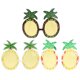 thumbnail image 1 of 3 piezas de gafas de fiesta de Hawai, gafas de piña, accesorios decorativos lindos para fotos, gafas creativas, accesorios divertidos para disfraces de fiesta, 1 of 5