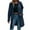 Navy, variant on Women's Waterproof Hiking Jacket, Hooded Windbreaker Raincoat, Long Outdoor Jacket, Casual Trench Coat, All-Weather Rain Jacket Black XXL