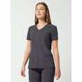thumbnail image 5 of Scrubstar Performance Women’s Shaped Antimicrobial Mesh Panel V-Neck Scrub Top, Sizes XS–3XL, 5 of 10