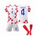 thumbnail image 1 of Croatia 2022 World Cup Soccer Jersey Home Modric Soccer Jersey Adults Kids 4# PERISIC 24, 1 of 1