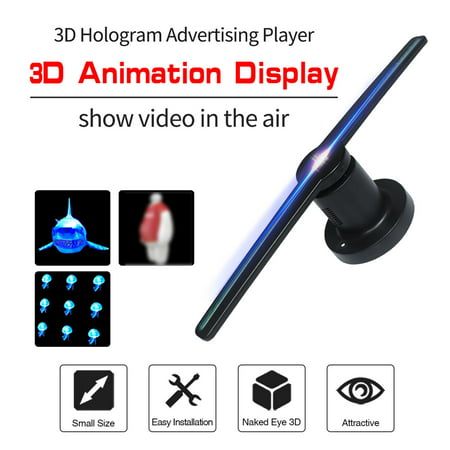 3D Holographic Display LED Fan Advertising Machine Stereo Animated Rotation  for Mall Airport Exhibition | Walmart Canada