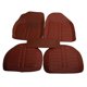 thumbnail image 1 of Car Foot Mat Universal Full Wrap Wear Resisting Fine Workmanship Floor Mats For Vehicles Brown, 1 of 3
