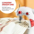 thumbnail image 4 of Virtu 48 PC Mini Portable Sewing Machine for Beginner, Kids Sewing Machine and Adults, Scarlet Red, 4 of 8