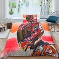 thumbnail image 1 of Motogp Duvet Cover Motorcycle Pattern Printed Bedding Duvet Cover with Zipper Closure,Soft Microfiber Motocross Bedding Set, 1 of 4