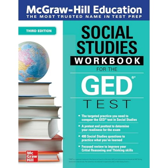 Pre-Owned McGraw-Hill Education Social Studies Workbook for the GED Test, Third Edition (Paperback) 1264257910 9781264257911