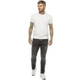 thumbnail image 6 of Enzo Mens Skinny Ripped Jeans Stretch Denim Trousers, 6 of 6