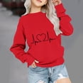 thumbnail image 3 of Iyufng Girls Sweatshirts,Crewneck Graphic Sweatshirt for Girls,Children's Shirt Long Sleeved T-shirt Printed Round Neck Short Tops Boys and Girls Hoodless Sweatshirts,Teen Girls' Sweatshirts, 3 of 4